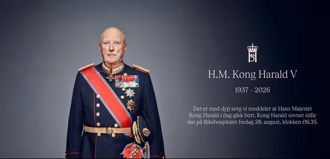 Hans Majestet Kong Harald V
